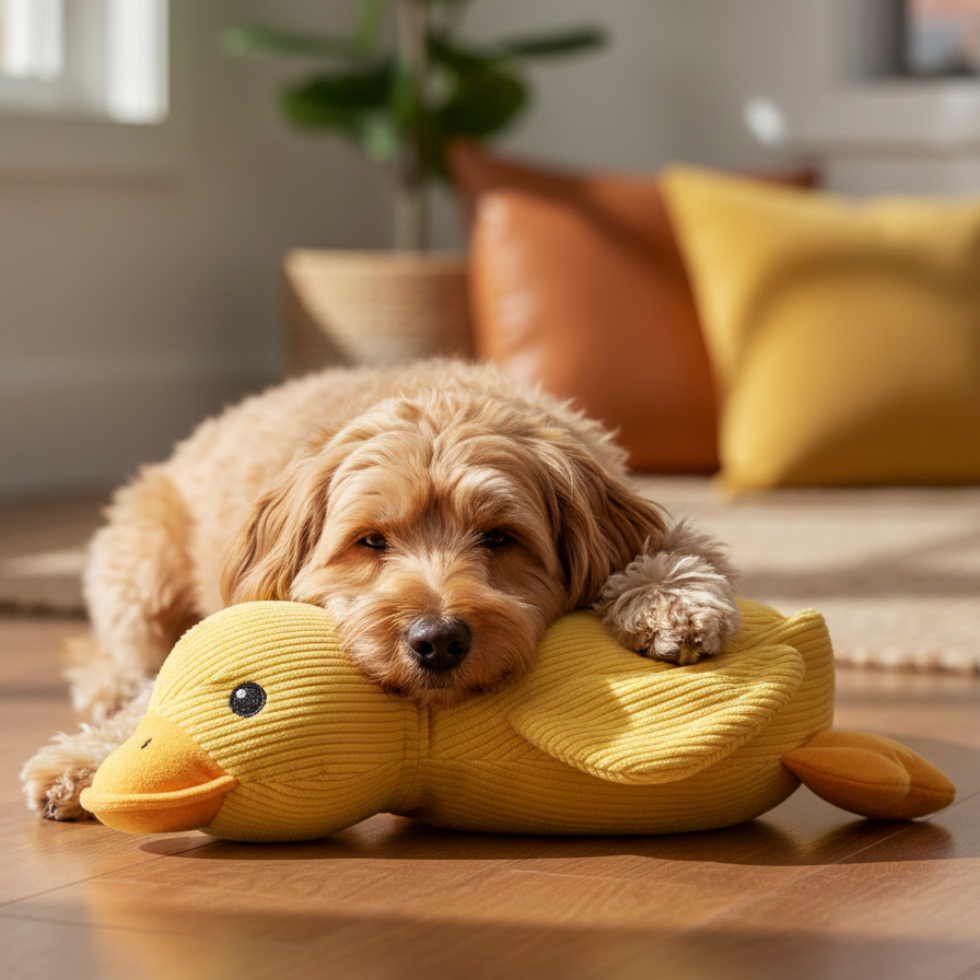 Quacking Duck Calming Toy for Pets